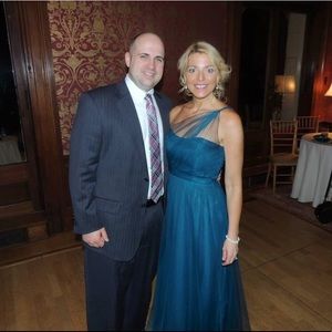 Teal Floor Length Gown